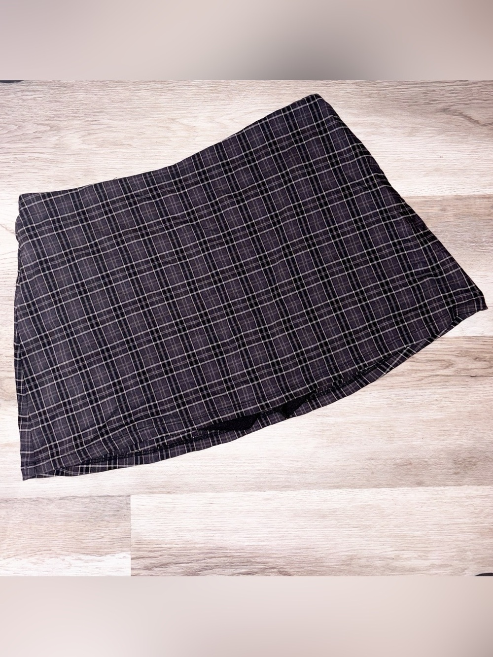 GARAGE PLAID MINI SKORT